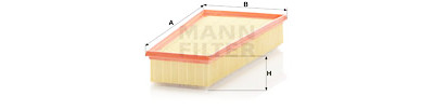 Filtro de ar MANN-FILTER C 32 123/1