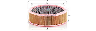Filtro de ar MANN-FILTER C 35 111