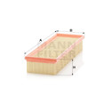 Filtro de ar MANN-FILTER C 3597