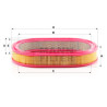 Filtro de ar MANN-FILTER C 3975/1