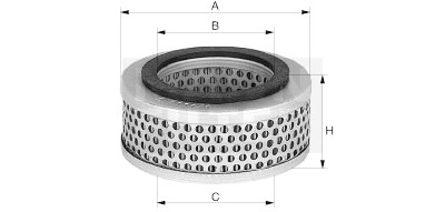 Filtro de ar MANN-FILTER C 42 475