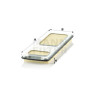 Filtro de ar MANN-FILTER C 4373