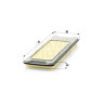Filtro de ar MANN-FILTER C 4373/2