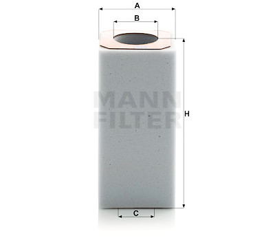 Filtro de ar MANN-FILTER C 8004