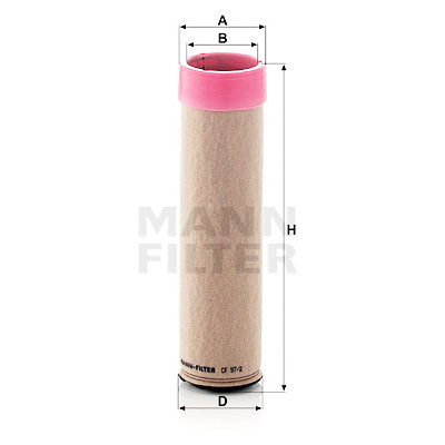 Filtro de ar suplementar MANN-FILTER CF 97/2