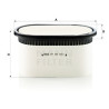 Filtro de ar MANN-FILTER CP 24 420