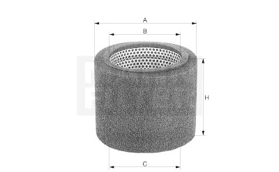 Filtro de ar MANN-FILTER CS 17 110/1