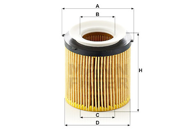 Filtro de óleo MANN-FILTER HU 8002 x KIT