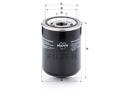 Filtro de óleo MANN-FILTER W 1374/5