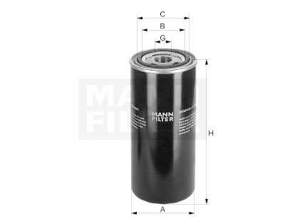 Filtro de óleo MANN-FILTER WD 940