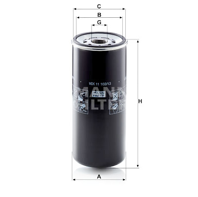 Filtro de combustível MANN-FILTER WDK 11 102/13