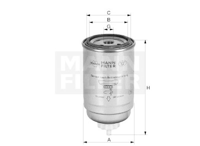Filtro de combustível MANN-FILTER WDK 724/5