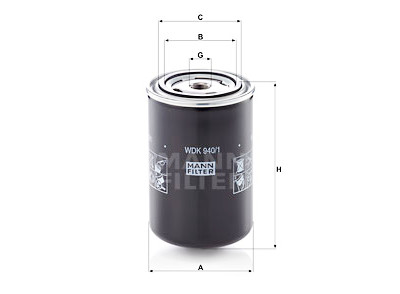 Filtro de combustível MANN-FILTER WDK 940/1