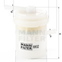 Filtro de combustível MANN-FILTER WK 52