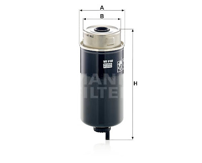 Filtro de combustível MANN-FILTER WK 8160