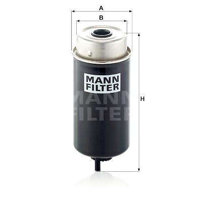 Filtro de combustível MANN-FILTER WK 8172