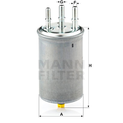 Filtro de combustível MANN-FILTER WK 829/7