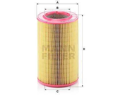 Filtro de ar MANN-FILTER C 1596