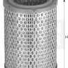 Filtro de ar MANN-FILTER C 16 162/1