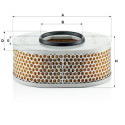 Filtro de ar MANN-FILTER C 26 175