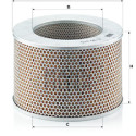 Filtro de ar MANN-FILTER C 30 375