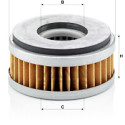Filtro de ar MANN-FILTER C 74
