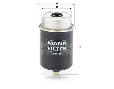 Filtro de combustível MANN-FILTER WK 8189