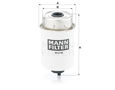 Filtro de combustível MANN-FILTER WK 8190