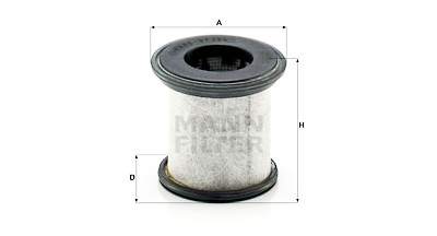 Filtro, ventilación bloque motor ProVent