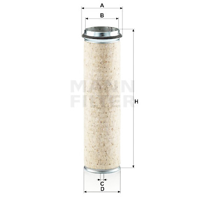 Filtro de ar suplementar MANN-FILTER CF 1000