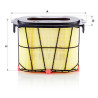 Filtro de ar MANN-FILTER C 22 041