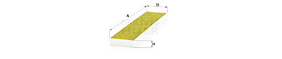 Filtro, ar do habitáculo