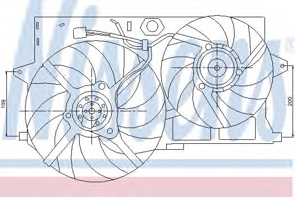 Ventilador, refrigeração do motor