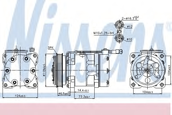 Compressor, ar condicionado
