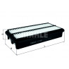 Filtro de ar MAHLE ORIGINAL LX 1999