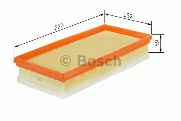 Filtro de ar BOSCH F 026 400 108