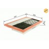 Filtro de ar BOSCH F 026 400 215