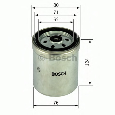 Filtro de combustível BOSCH 1 457 434 183