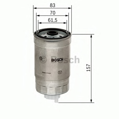Filtro de combustível BOSCH 1 457 434 320