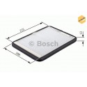 Filtro de ar de cabine BOSCH 1 987 432 005