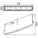 Luz diurna HELLA 2PT 010 043-041