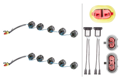 Conjunto de luzes diurnas HELLA 2PT 010 458-701