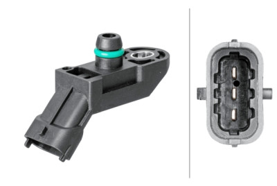 Sensor, pressão de sobrealimentação HELLA 6PP 009 400-111