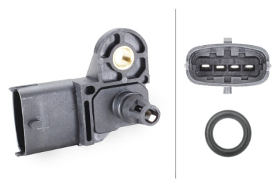 Sensor, pressão de sobrealimentação HELLA 6PP 009 400-291