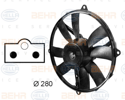 Ventilador, condensador do ar condicionado