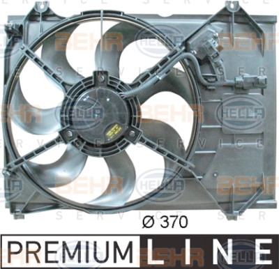 Ventilador, refrigeração do motor