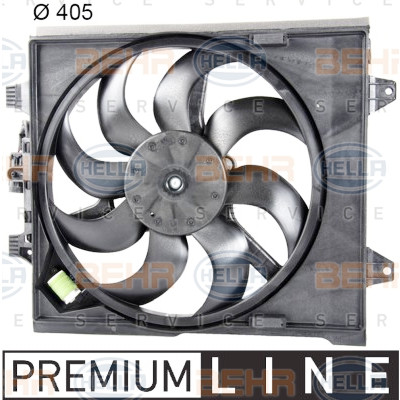 Ventilador, refrigeração do motor