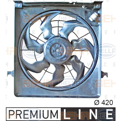 Ventilador, refrigeração do motor