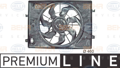 Ventilador, refrigeração do motor