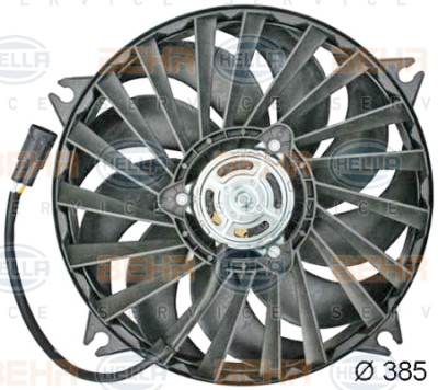 Ventilador, refrigeração do motor